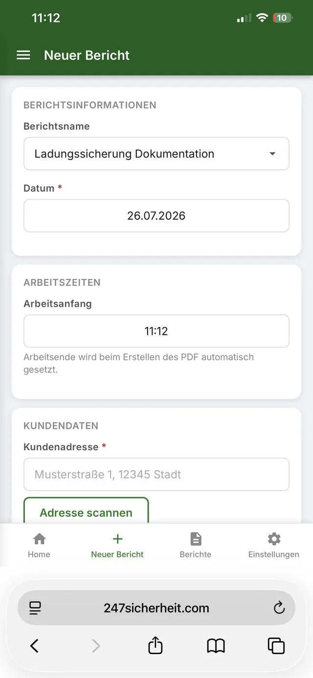 XP Lasi App – Neuer Bericht